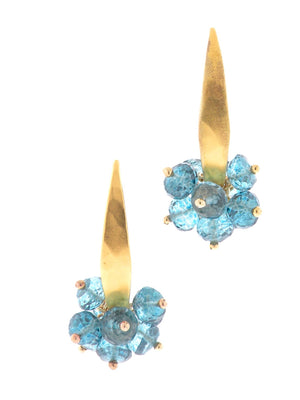 London Blue Topaz Earrings - Dana Busch Designs 