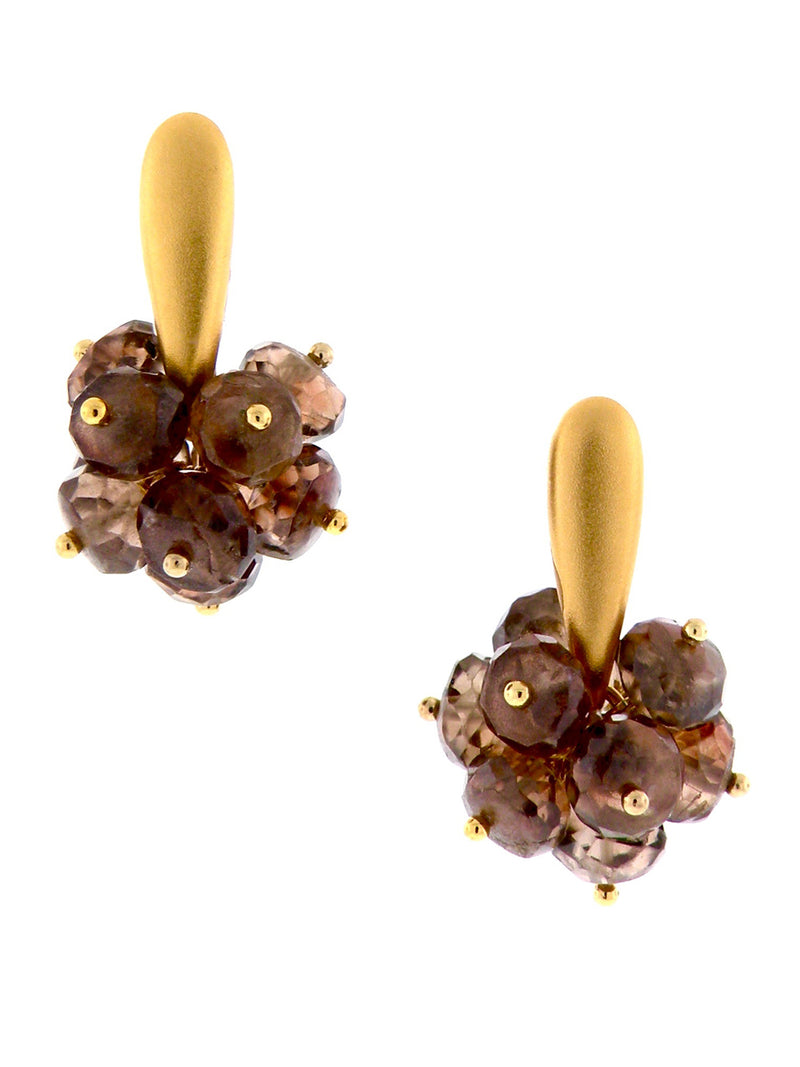 Brown Zircon Earrings - Dana Busch Designs 