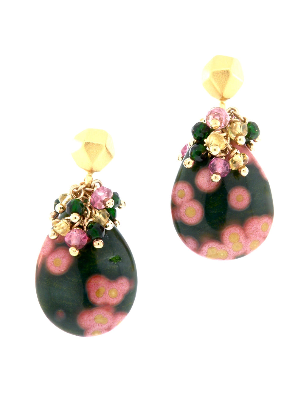 Blossoming Plumeria Earrings - Dana Busch Designs 