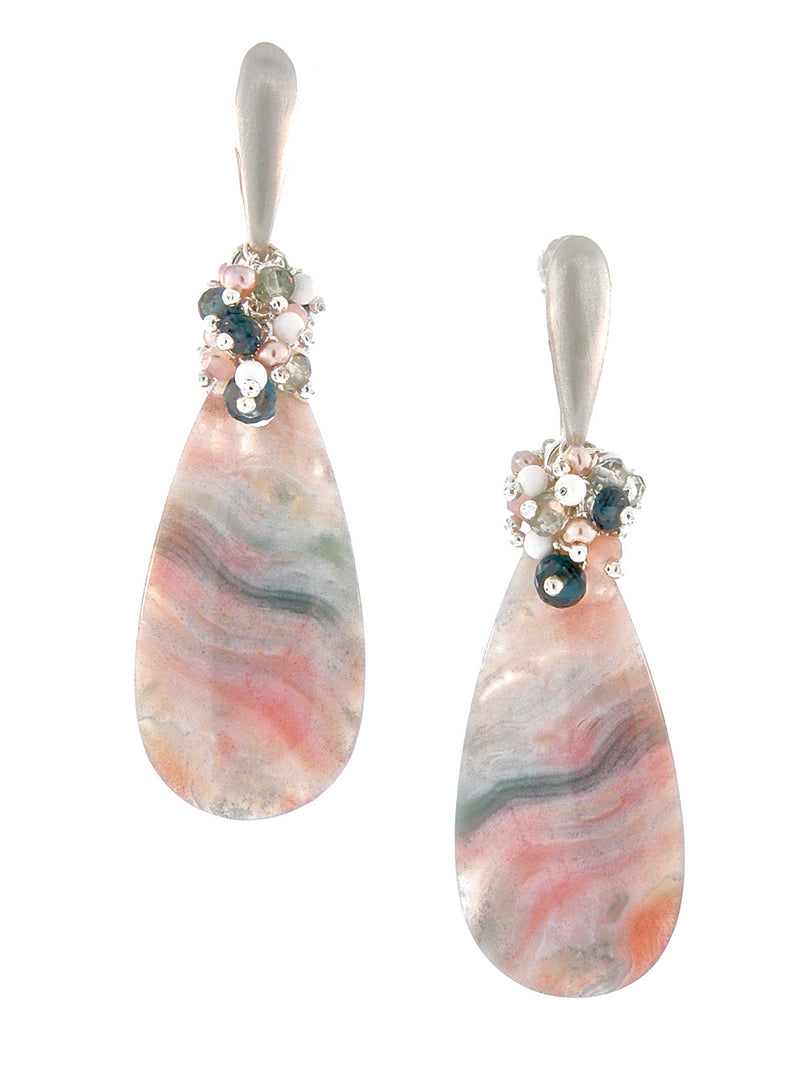 Swimming With Dolphins at Sunset Earrings - Dana Busch Designs 